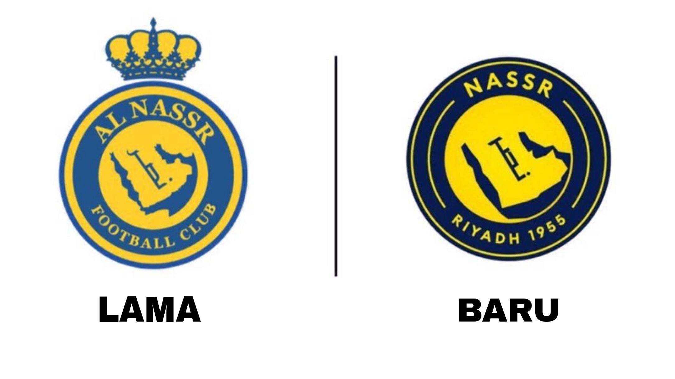 👑王冠没了！为纪念球队成立70周年，利雅得胜利更换全新队徽